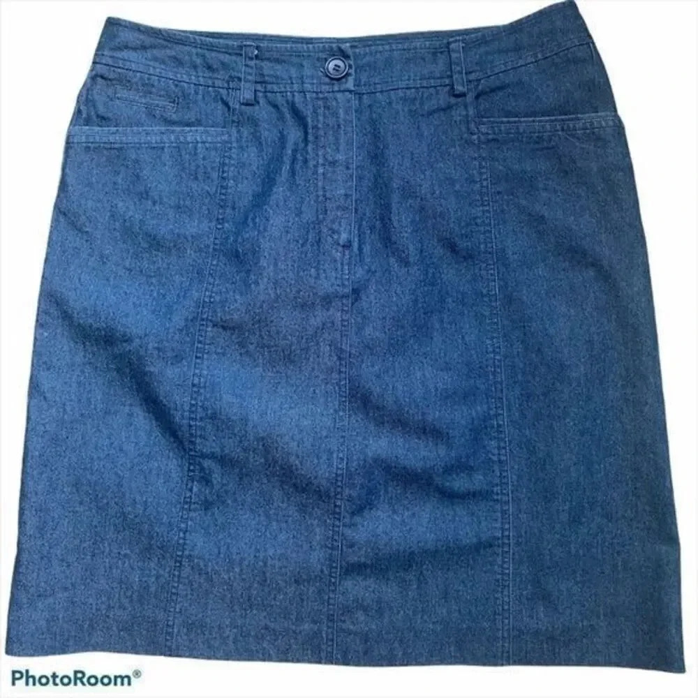 Sandro Sportswear denim pencil skirt